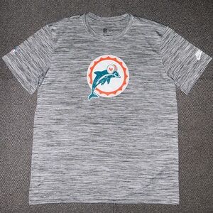 Nike Gray Miami Dolphins NFL Dri Fit T-Shirt